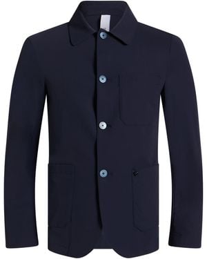 DISTRETTO 12 Midnight Blazer Polyamide, Elastane - Blue