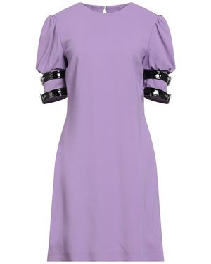 Moschino Couture Lilac Mini Dress Viscose, Elastane - Purple