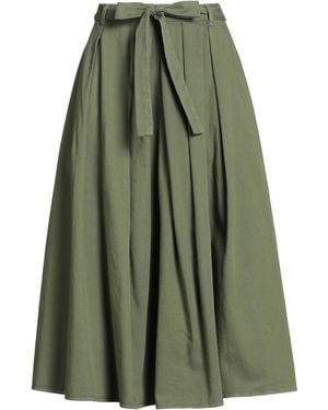 Xirena Military Midi Skirt Cotton - Green