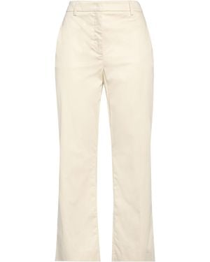 MAX&Co. Trousers Cotton, Elastane - Natural