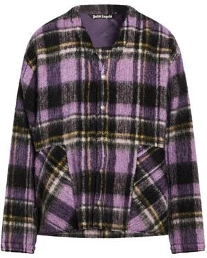 Palm Angels Shirt Virgin Wool, Alpaca Wool, Mohair Wool, Polyamide - Multicolour