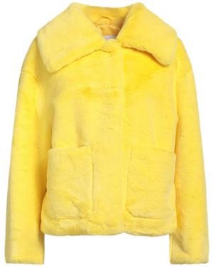 Gaelle Paris Shearling- & Kunstfell - Gelb