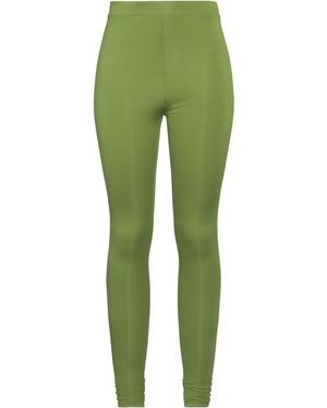 Alexandre Vauthier Military Leggings Viscose, Elastane - Green
