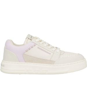 Emporio Armani Trainers Leather, Synthetic Material - White