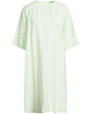 Peserico Light Midi Dress Linen - White
