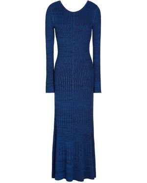 8 by YOOX Long Dress - Blue