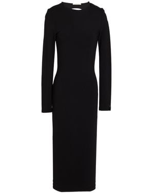 hinnominate Midi Dress Rayon, Polyamide, Elastane - Black