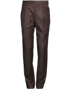 Incotex By Slowear Pants Virgin Wool - Brown