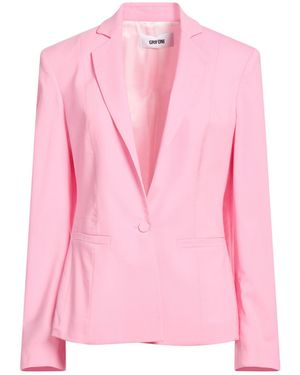 Grifoni Blazer Virgin Wool, Elastane - Pink