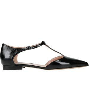 P.A.R.O.S.H. Ballet Flats - Black
