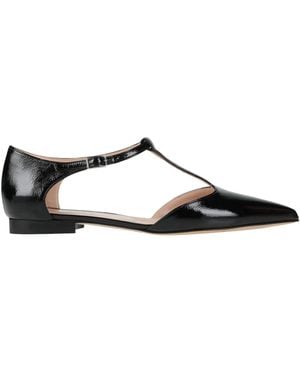 P.A.R.O.S.H. Ballet Flats - Black