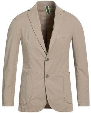 MULISH Premium Blazer Cotton, Elastane - Gray
