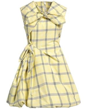 MSGM Mini Dress Cotton, Polyester - Yellow