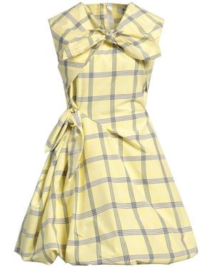 MSGM Mini Dress Cotton, Polyester - Yellow