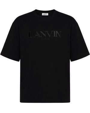Lanvin T-Shirt Cotton - Black
