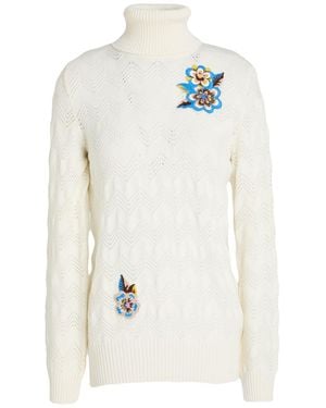 Moschino Turtleneck Virgin Wool - White