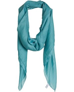 Ferragamo Scarf Cashmere, Silk - Blue