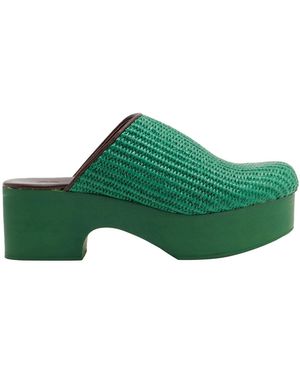 8 by YOOX Mules & Clogs - Green
