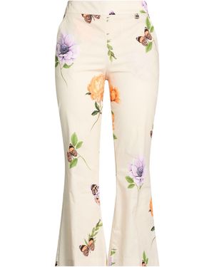 LUCKYLU  Milano Pants Cotton, Elastane - Natural