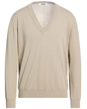 Grifoni Khaki Jumper Cotton - White
