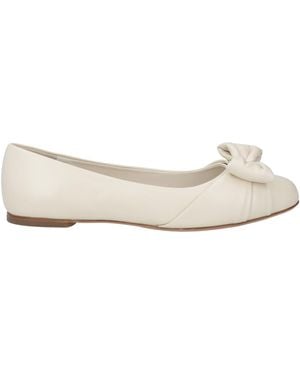 Ferragamo Ballet Flats - Natural