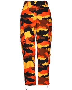Off-White c/o Virgil Abloh Camouflage Printed Cargo - Orange