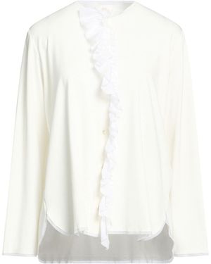 Emma Shirt Viscose, Polyamide, Elastane - White