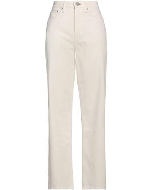 Rag & Bone Ivory Jeans Cotton, Lyocell - White