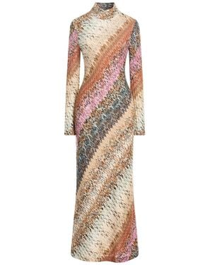 Missoni Maxi Dress Wool, Viscose - Natural