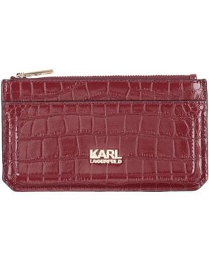 KARL LAGERFELD Cardholder - Red