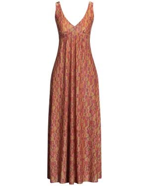 Siyu Maxi Dress Polyester, Polyamide, Elastane - Brown