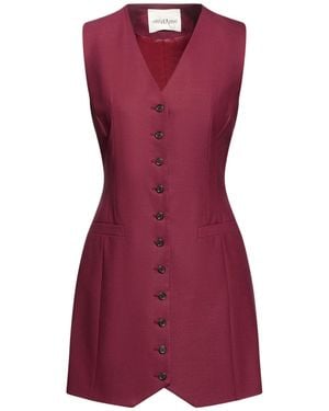 Ottod'Ame Mini Dress Polyester, Virgin Wool, Elastane - Purple