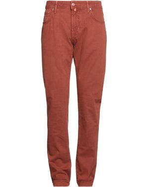Jacob Cohen Pantaloni Jeans - Rosso