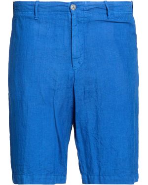 Fedeli Shorts & Bermuda Shorts Linen - Blue