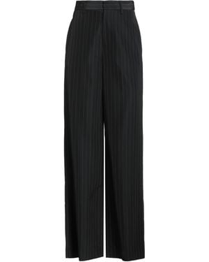 P.A.R.O.S.H. Trousers Viscose, Virgin Wool - Black