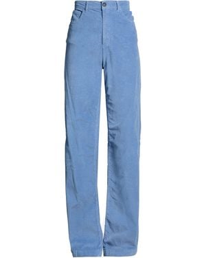 Emporio Armani Midnight Pants Cotton, Elastane - Blue