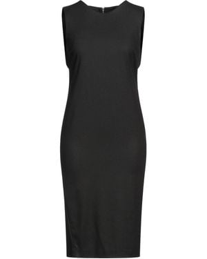 Rossopuro Midi-Kleid - Schwarz