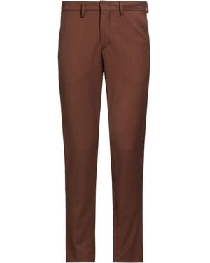 BRO-SHIP Pants Polyester, Viscose, Elastane - Brown