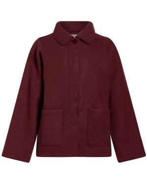 lunaria cashmere Coat - Red