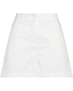 RUE DU BAC Shorts & Bermuda Shorts Cotton, Polyamide, Elastane - White
