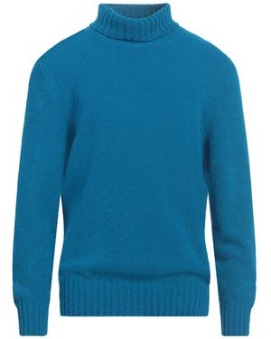 La Fileria Rollkragenpullover - Blau