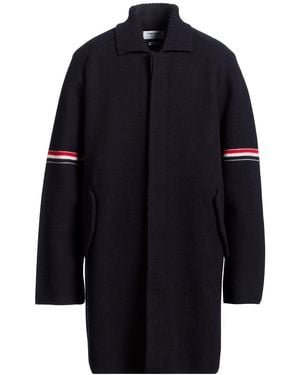 Thom Browne Coat Virgin Wool, Polyamide - Blue