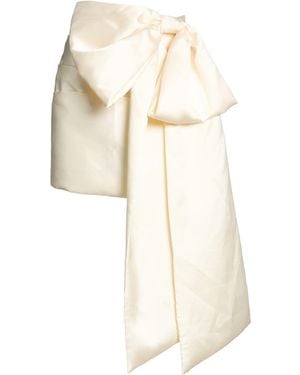 THE M.. Mini Skirt Polyester - White