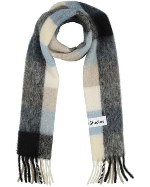 Acne Studios Light Scarf Alpaca Wool, Wool, Nylon, Mohair Wool - Black