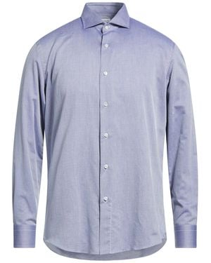 Caruso Shirt Cotton - Blue