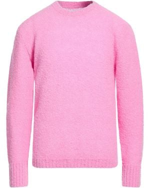 Seven Gauge Jumper Virgin Wool, Nylon - Pink