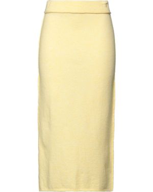 Rus Midi Skirt - Yellow