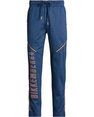 Bikkembergs Midnight Trousers Cotton, Viscose, Polyester, Polyamide, Elastane - Blue