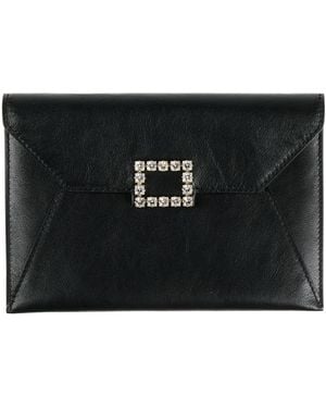 Roger Vivier Document Holder Leather - Black