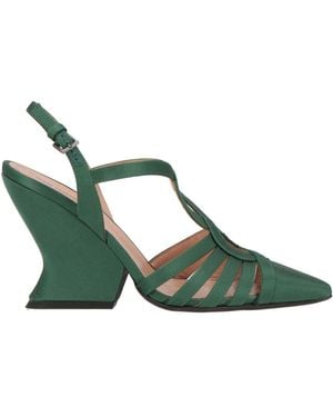 Alberta Ferretti Emerald Pumps Textile Fibers - Green